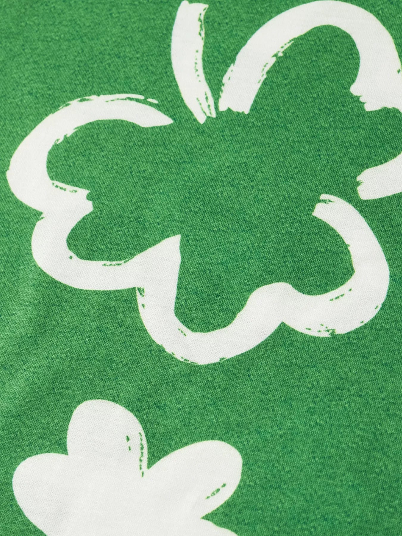 Children's Lucky Clover Print T-Shirt and Shorts Set