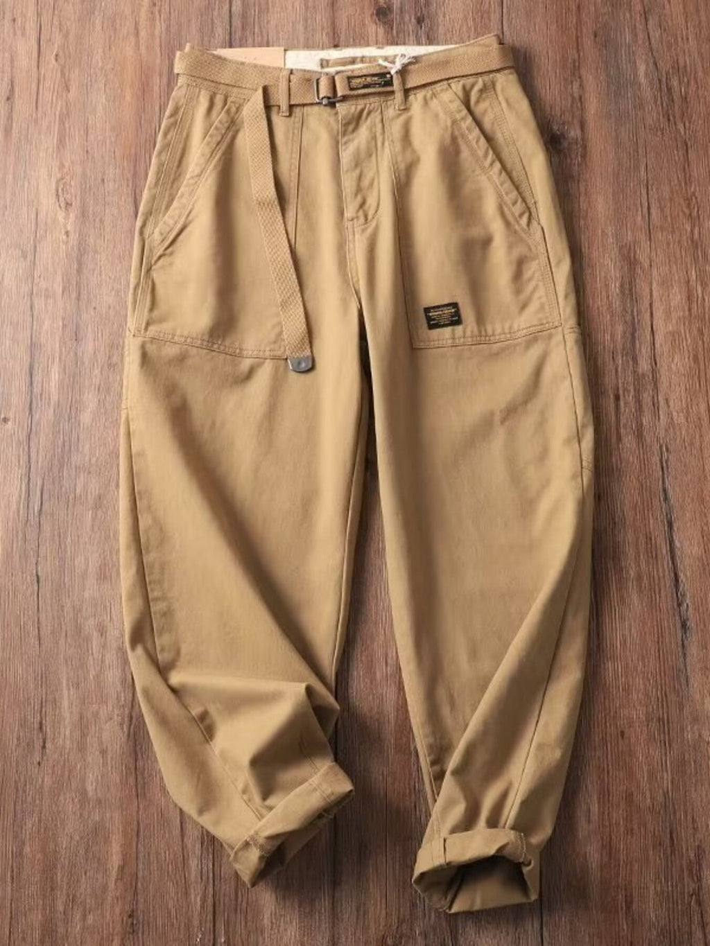 Men's Plus Size Loose Fit Pants with Pockets