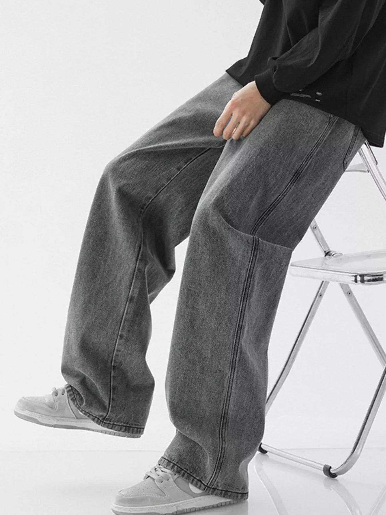 Men's Full Size Wide Leg Jeans Plus Size