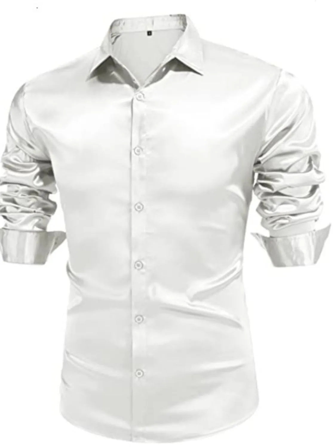 Men's Full Size Button Up Long Sleeve Shirt Plus Size