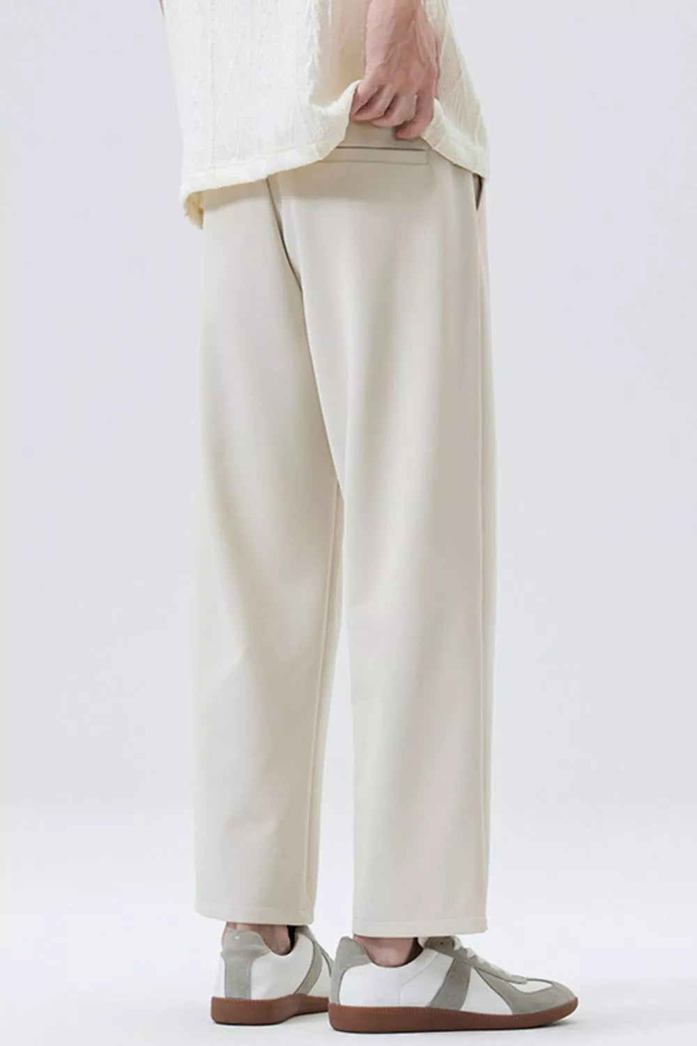 Men's Full Size Wide-Leg Casual Pants Plus Size