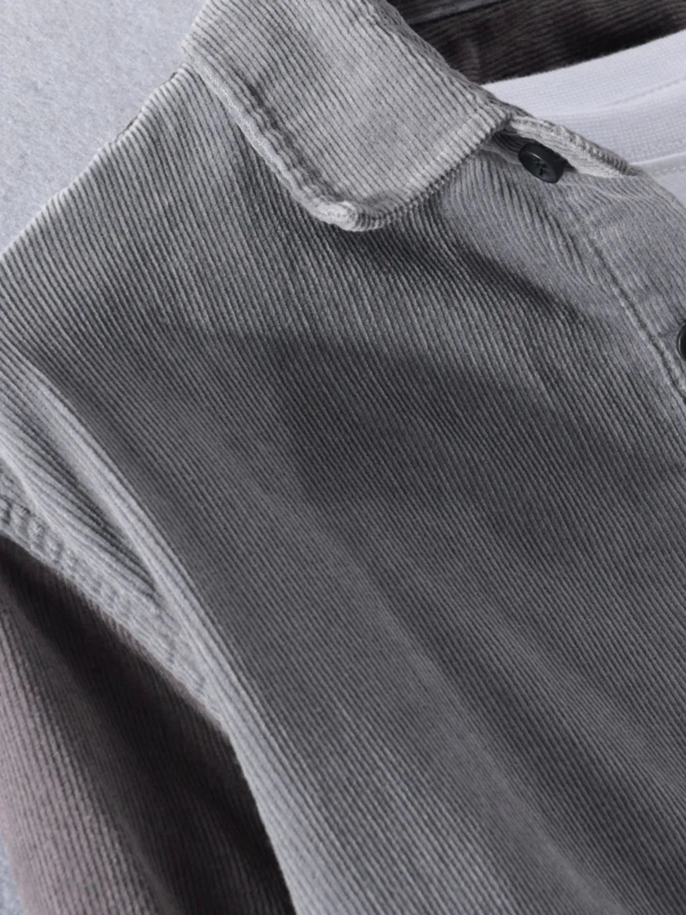 Men's Plus Size Button Up Long Sleeve Shirt