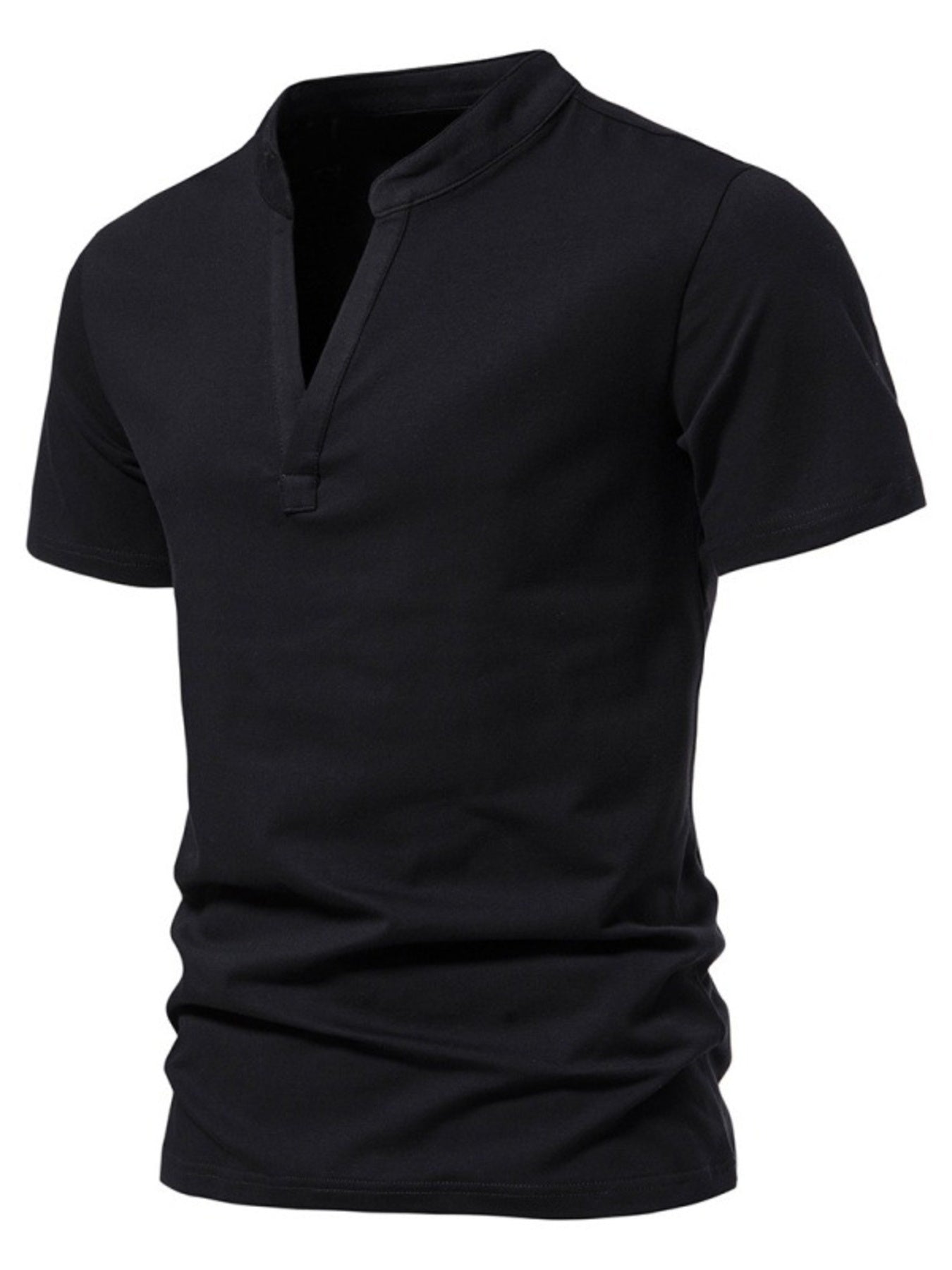 Men's Plus Size Casual Short Sleeve Slim Fit T-Shirt