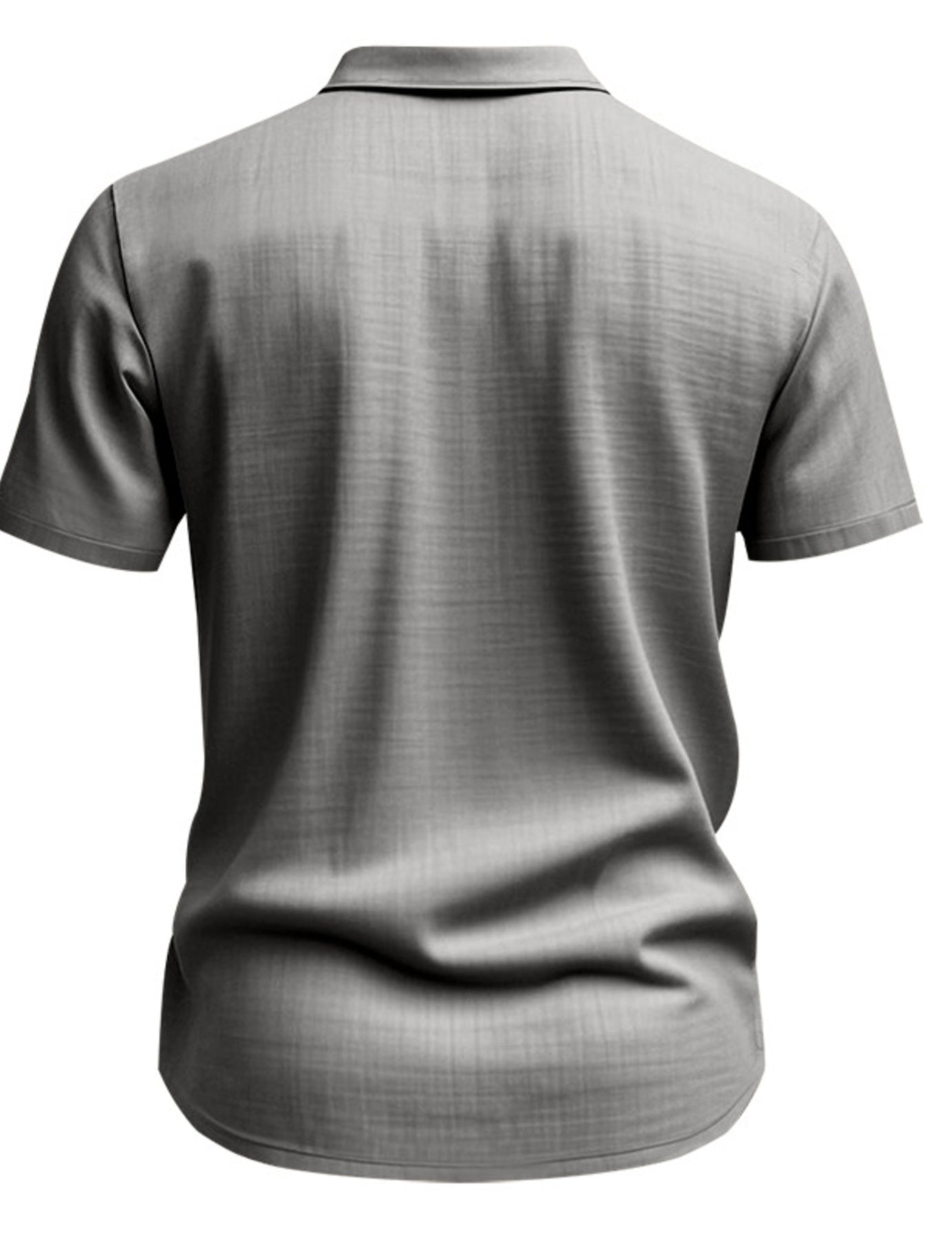 Men's Full Size Short Sleeve Shirt with Pockets Plus Size