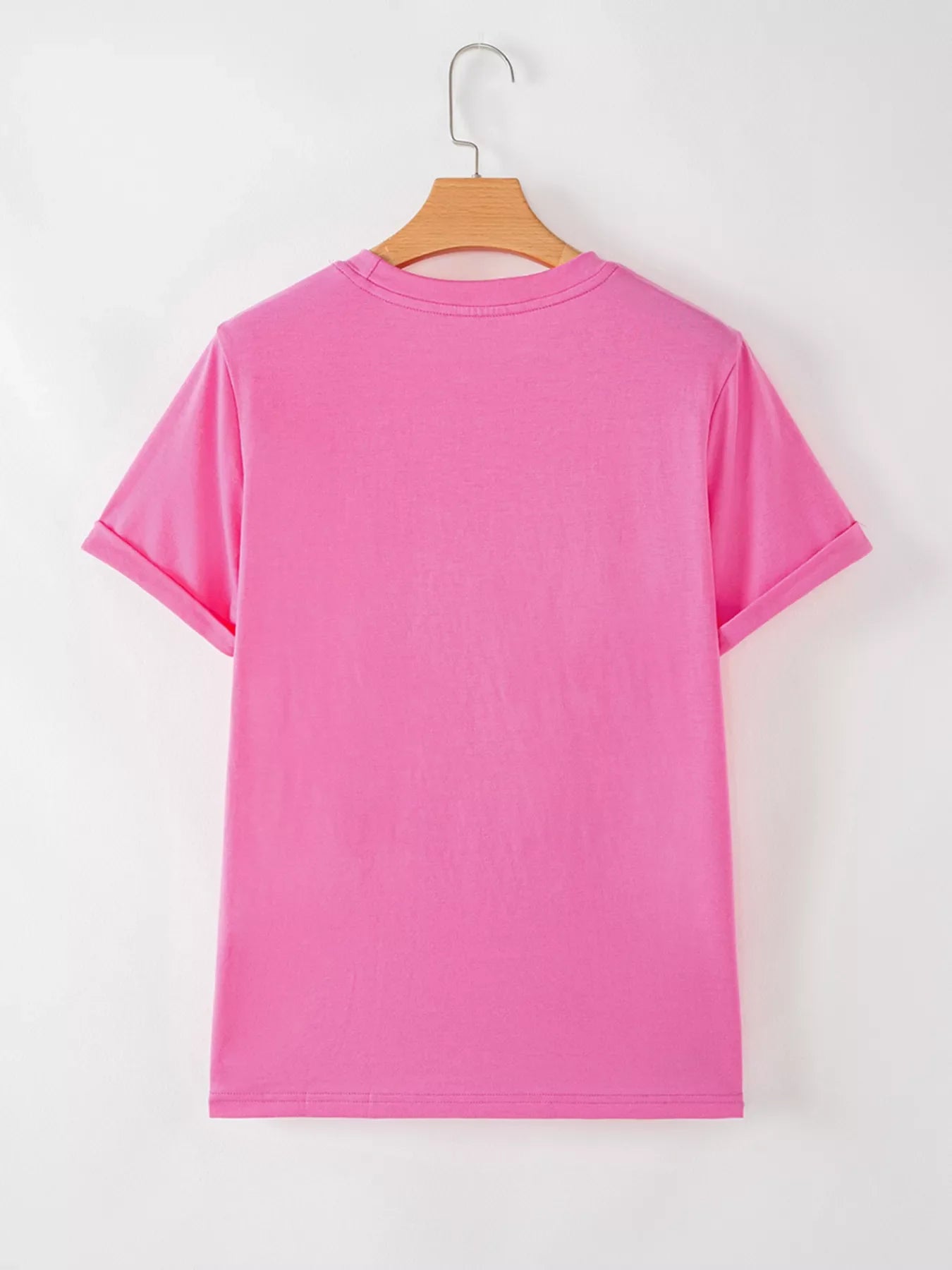 Sequined Candy Swirl Christmas Short Sleeve T Shirt