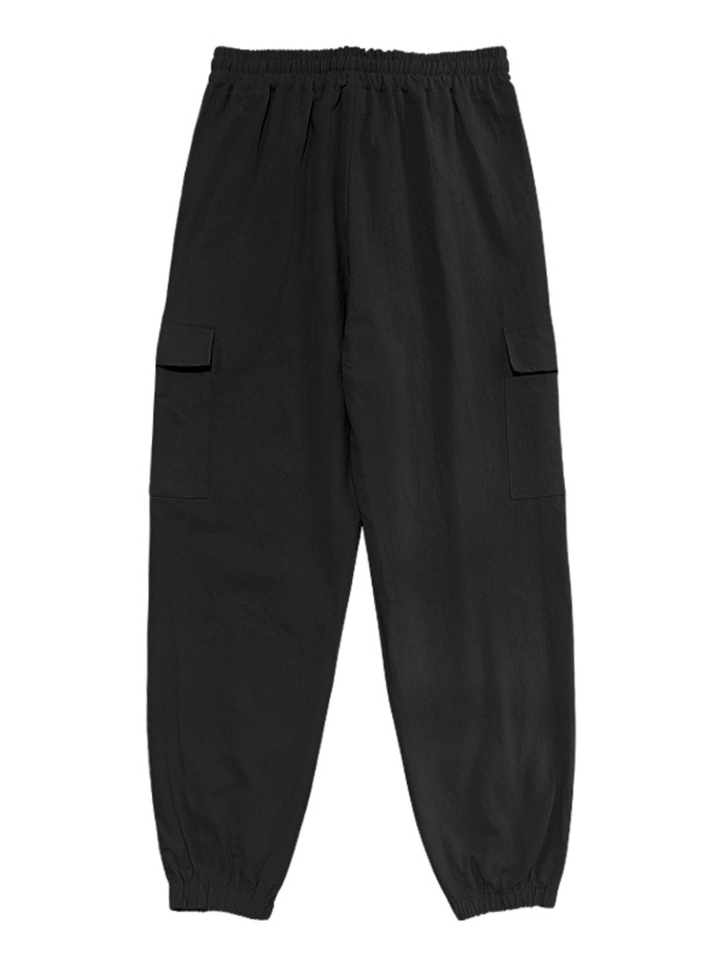 Men's Full Size Casual Cargo Pants with Drawstring Waist Plus Size