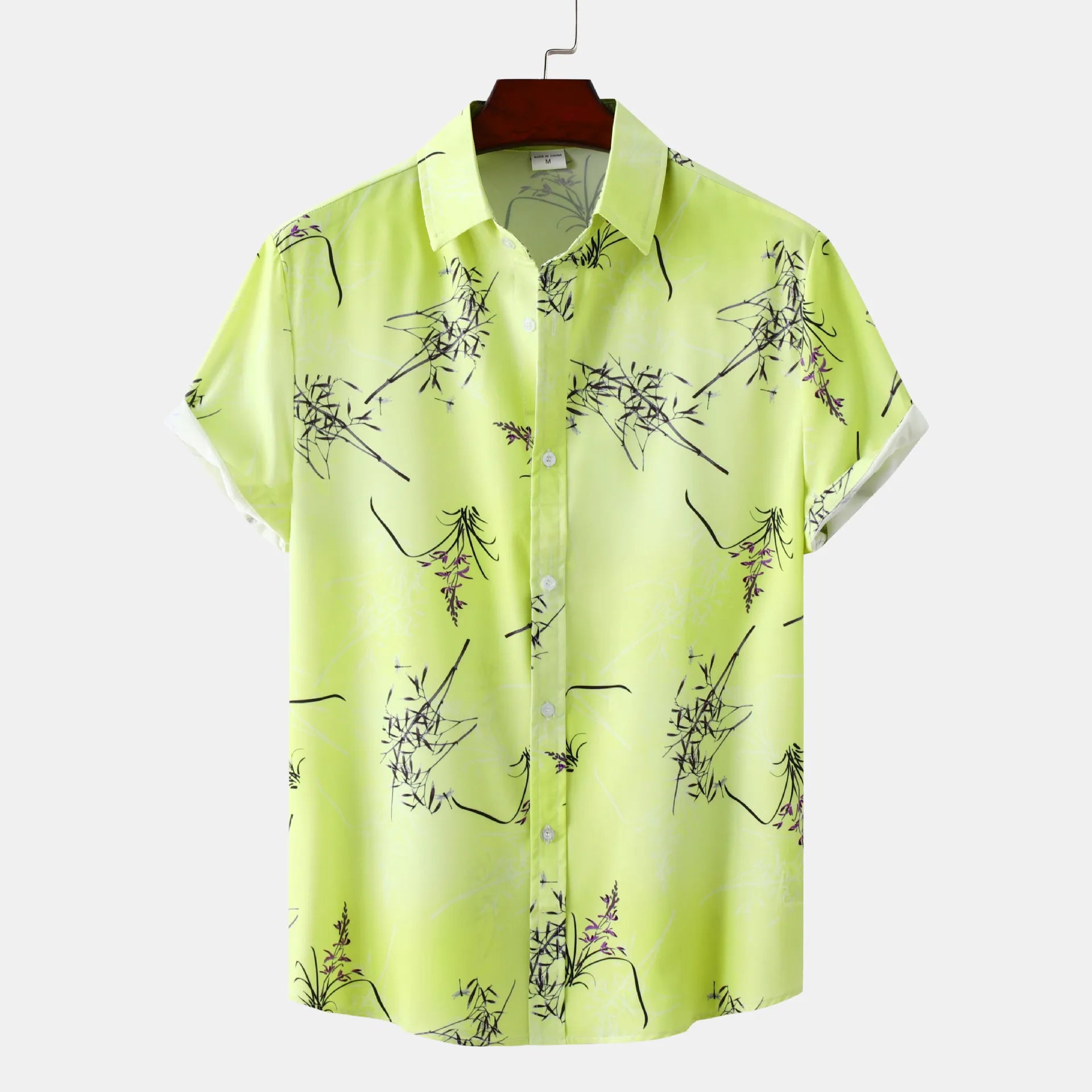 Men's Plus Size Short Sleeve Hawaiian Shirt