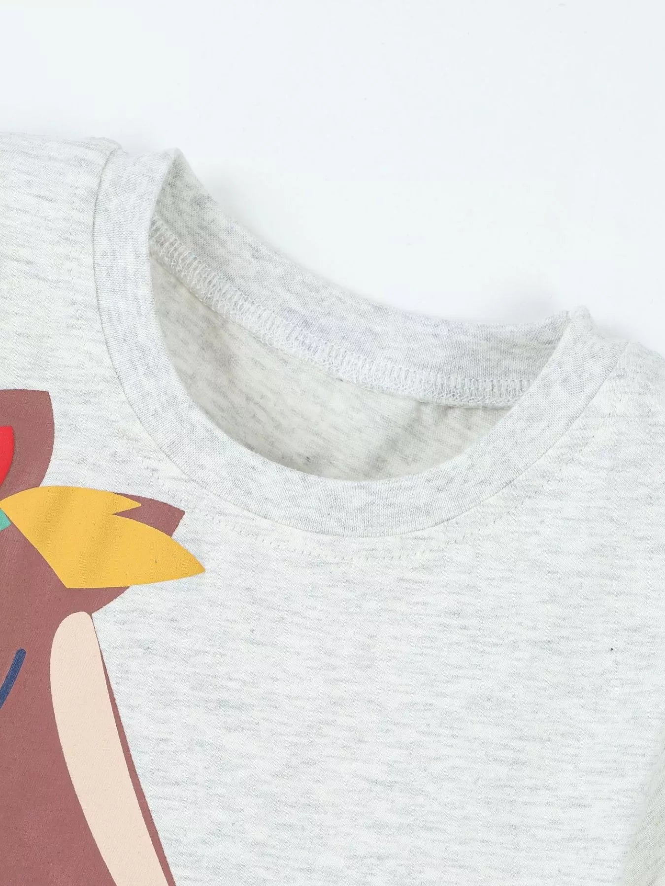 Children's Horse Graphic Tee and Shorts Set