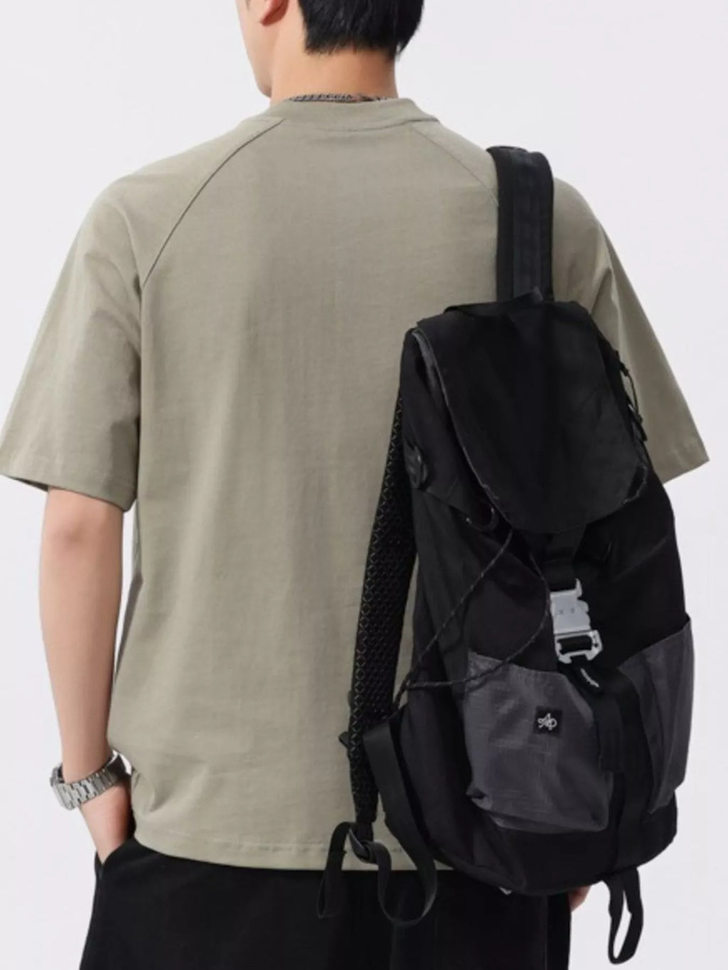 Men's Full Size Button Detail Short Sleeve T-Shirt Plus Size