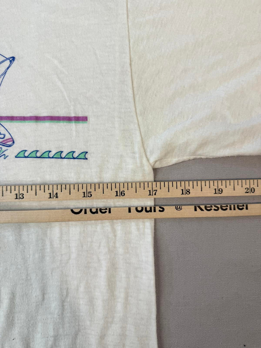 VTG New Jersey Shore T-shirt 1980s Pepsi Kite Surfing Tee -L