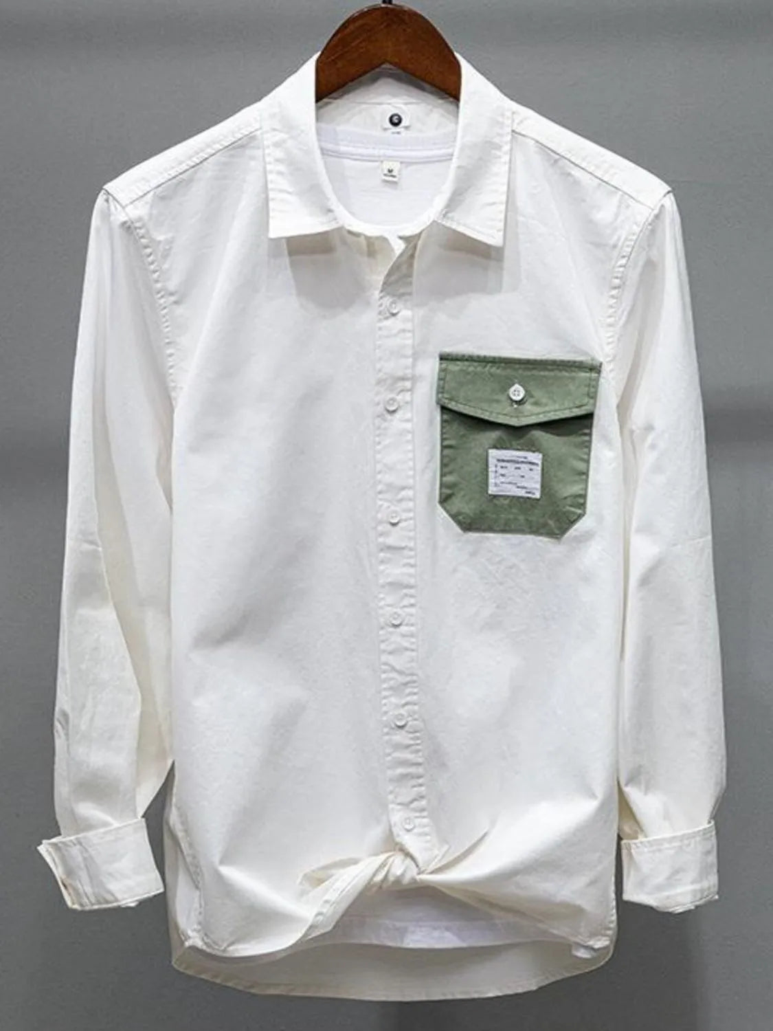 Men's Plus Size Button Up Long Sleeve Shirt
