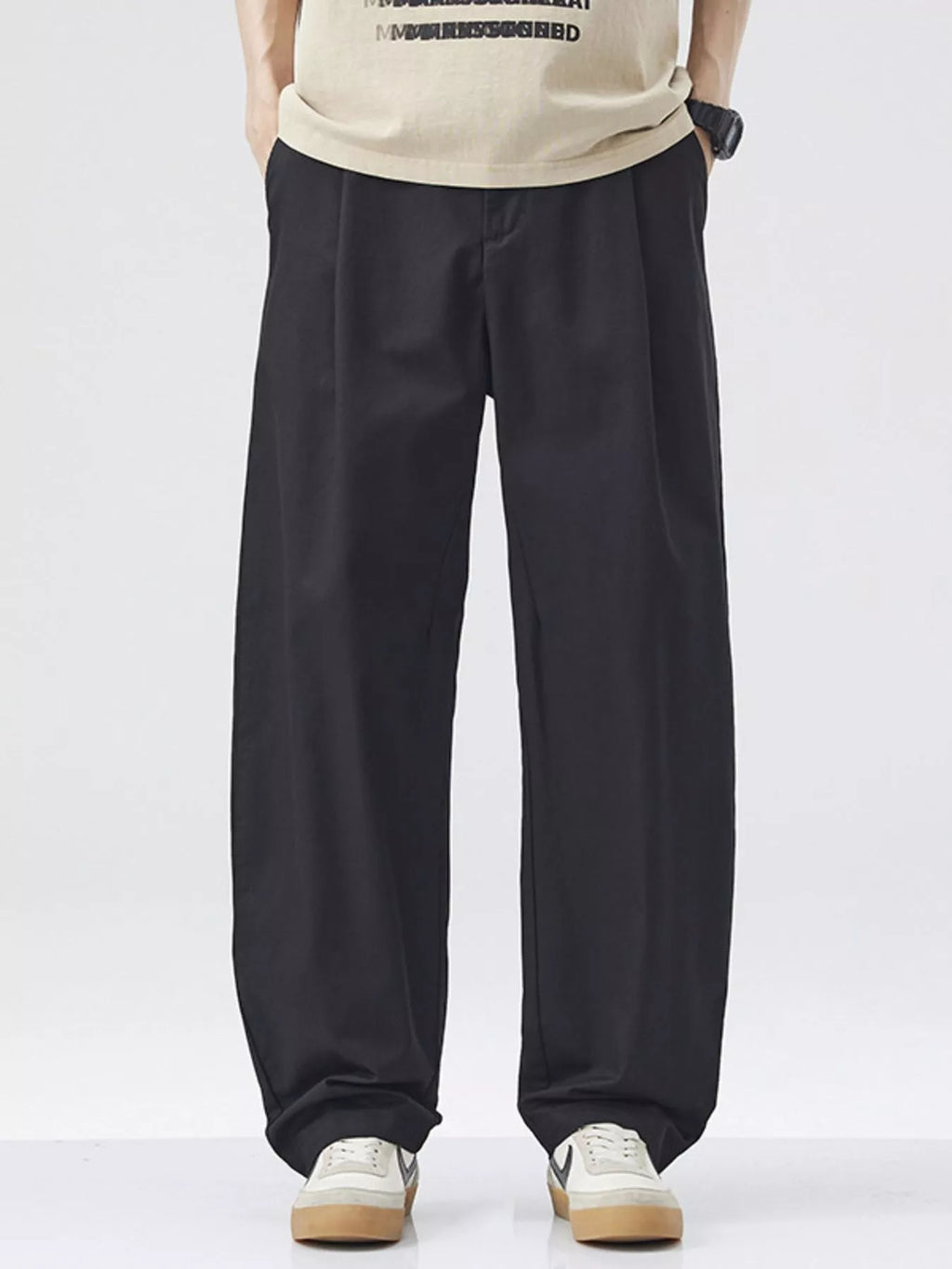 Men's Wide Leg Casual Pants