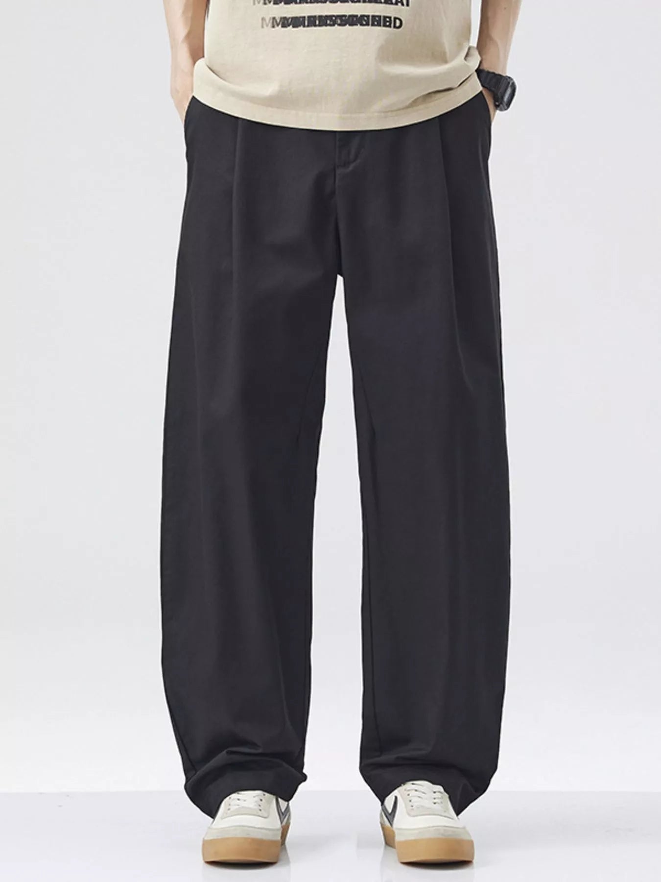 Men's Wide Leg Casual Pants