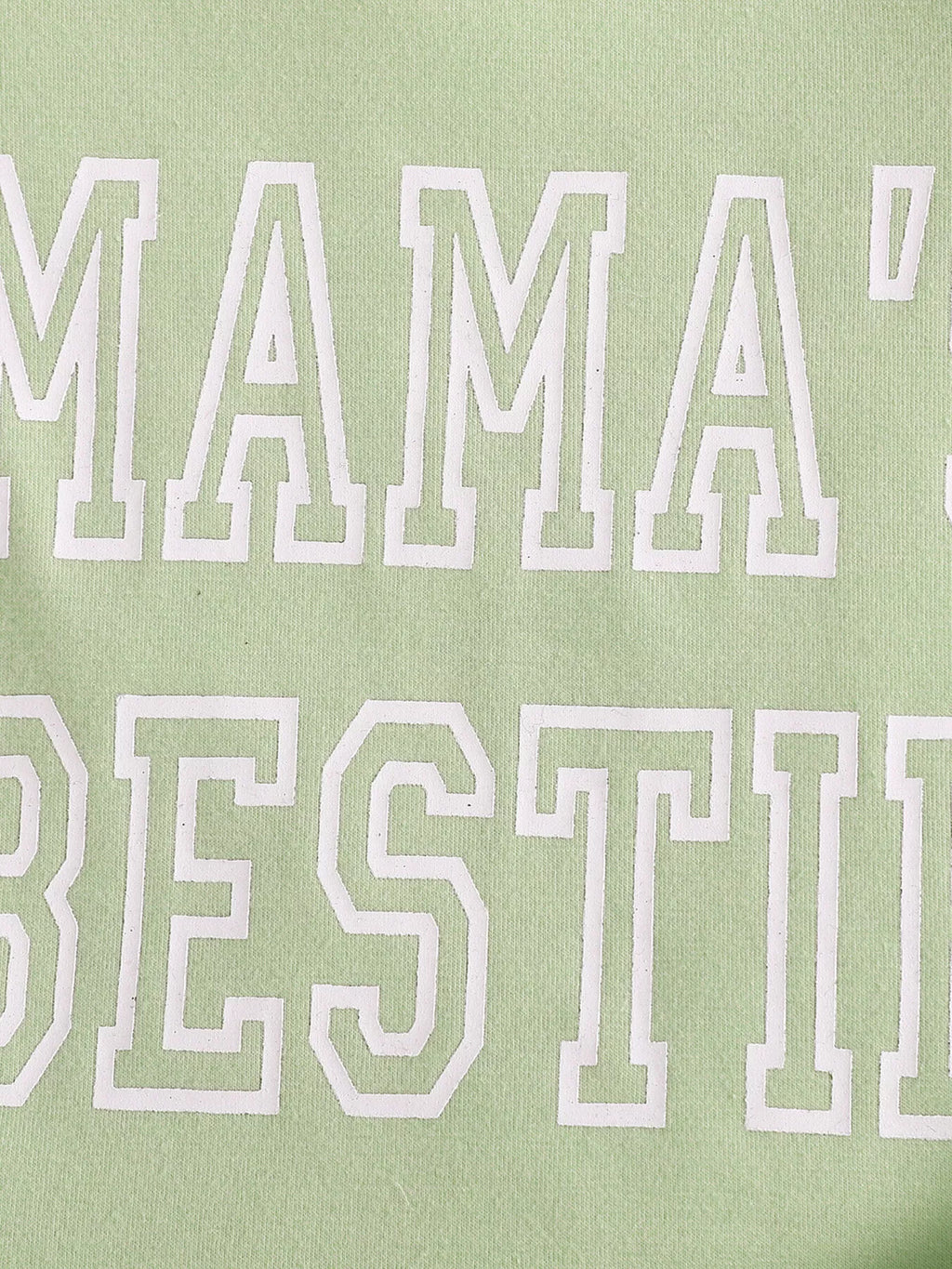 Children's Letter Round Neck Tee and Shorts Set