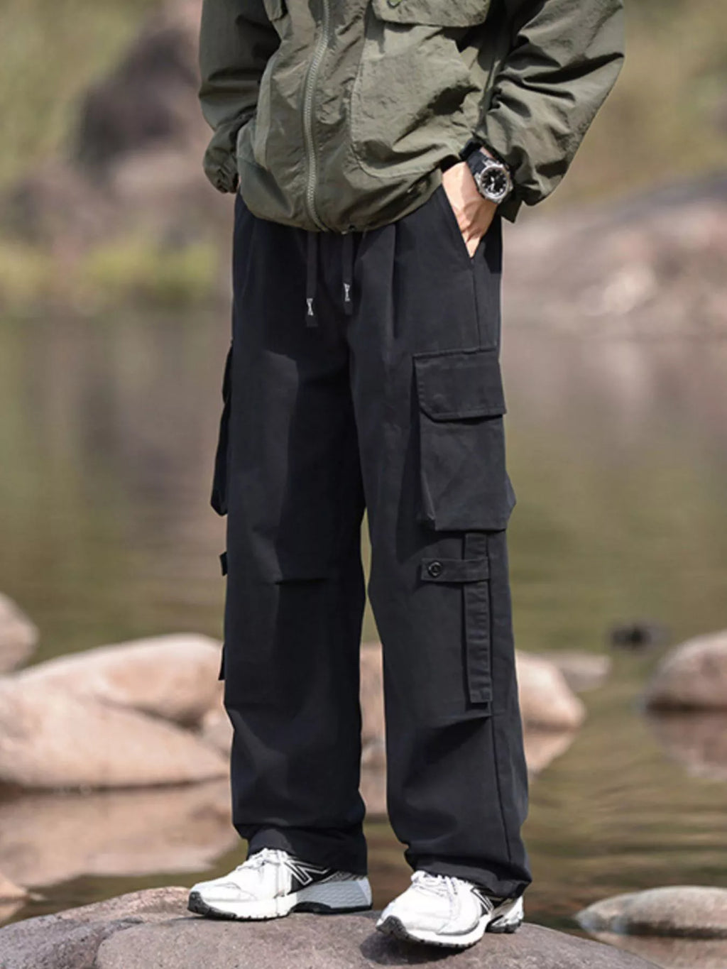 Men's Plus Size Relaxed Fit Cargo Pants