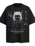 Men's Graphic Round Neck Short Sleeve T-Shirt