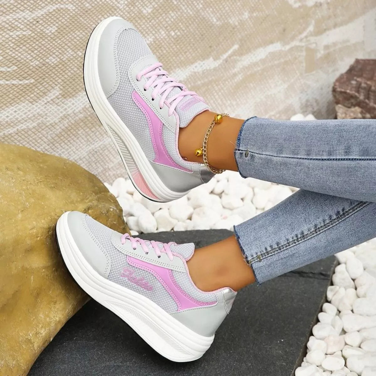 Round Toe Platform Athletic
