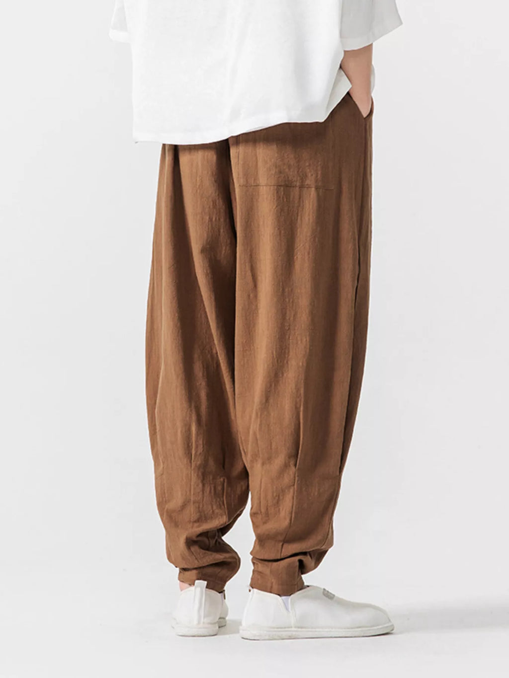 Men's Plus Size Loose Fit Harem Pants