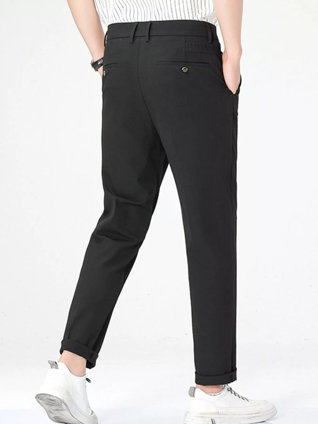 Men's Loose Fit Straight Leg Pants
