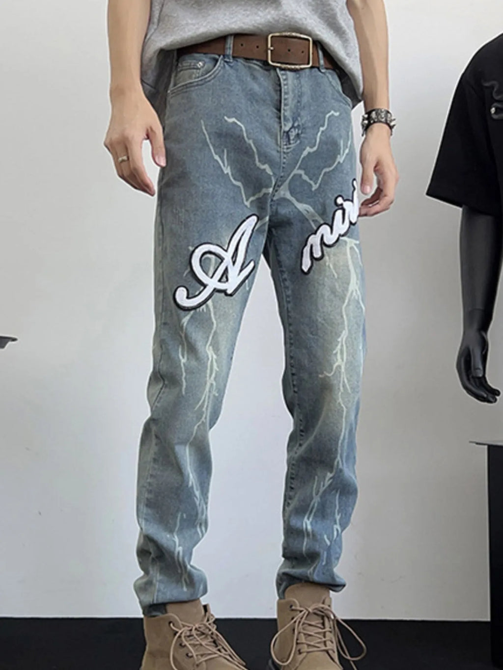 Men's Full Size Slim Fit Jeans Plus Size