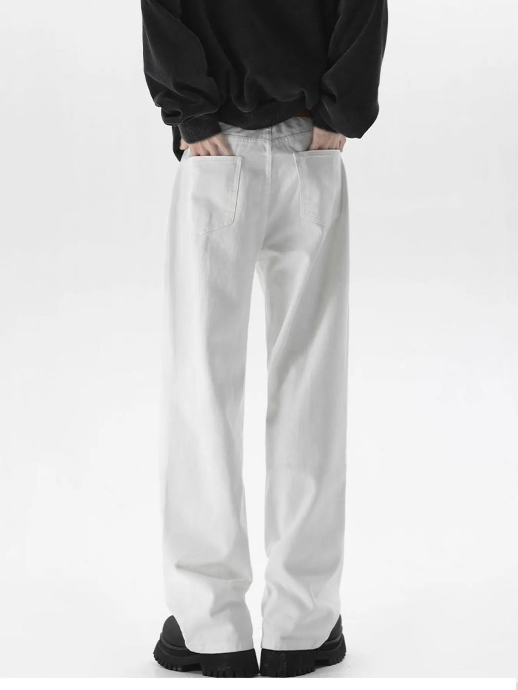 Men's Full Size Wide Leg Jeans Plus Size