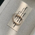 Bow Pearl Beaded Ring
