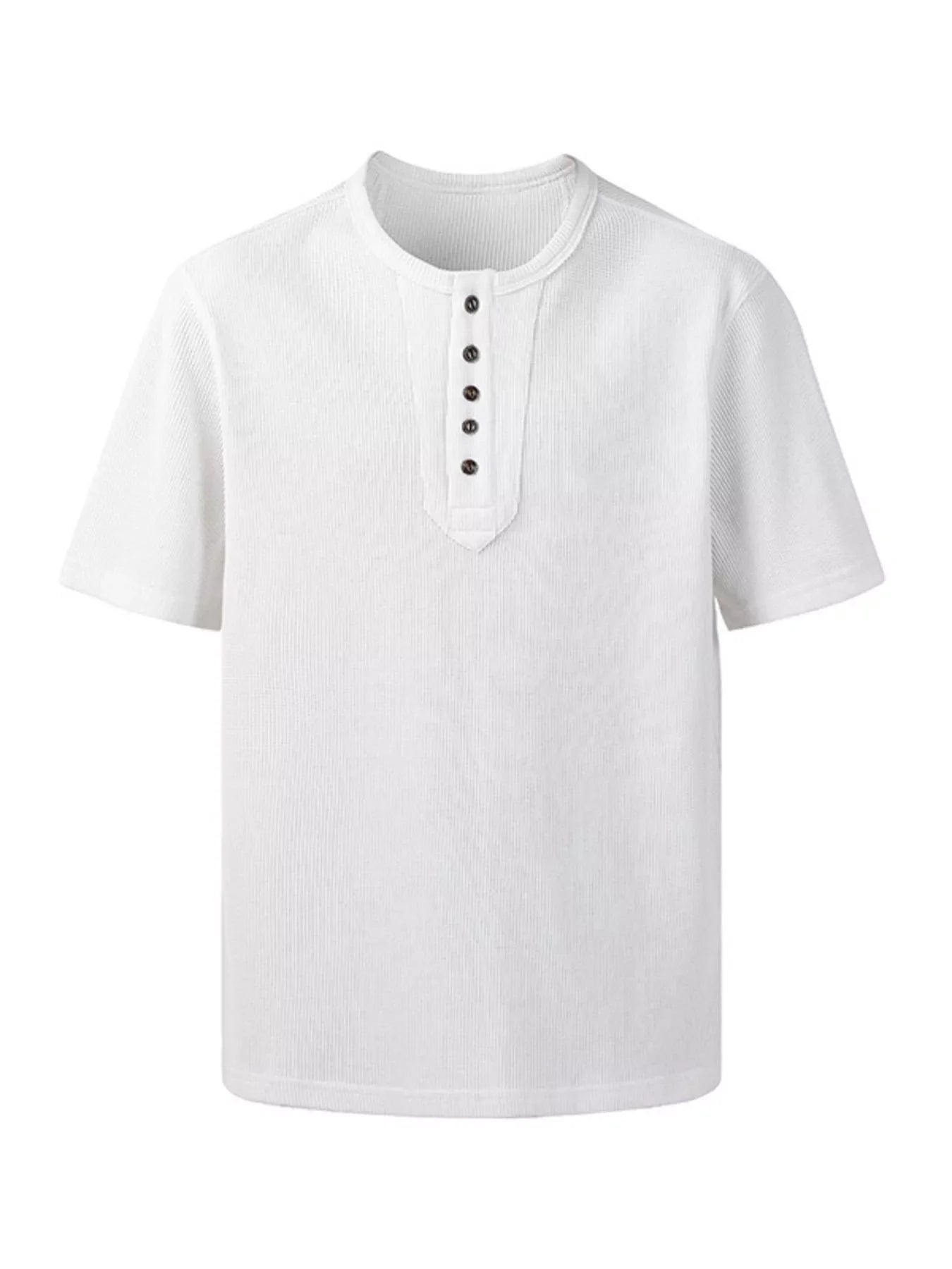 Men's Plus Size Round Neck Short Sleeve T-Shirt