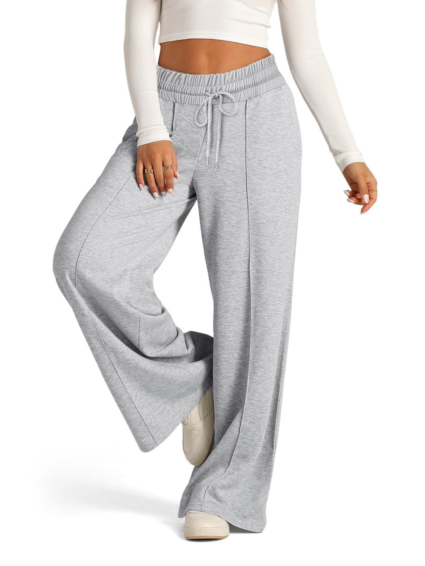 Wide Leg Drawstring Pants