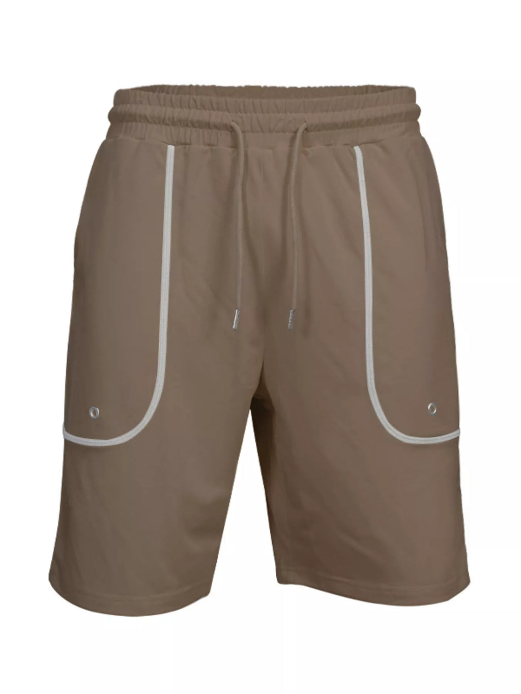 Men's Full Size Casual Short Sleeve T-Shirt and Shorts Set Plus Size
