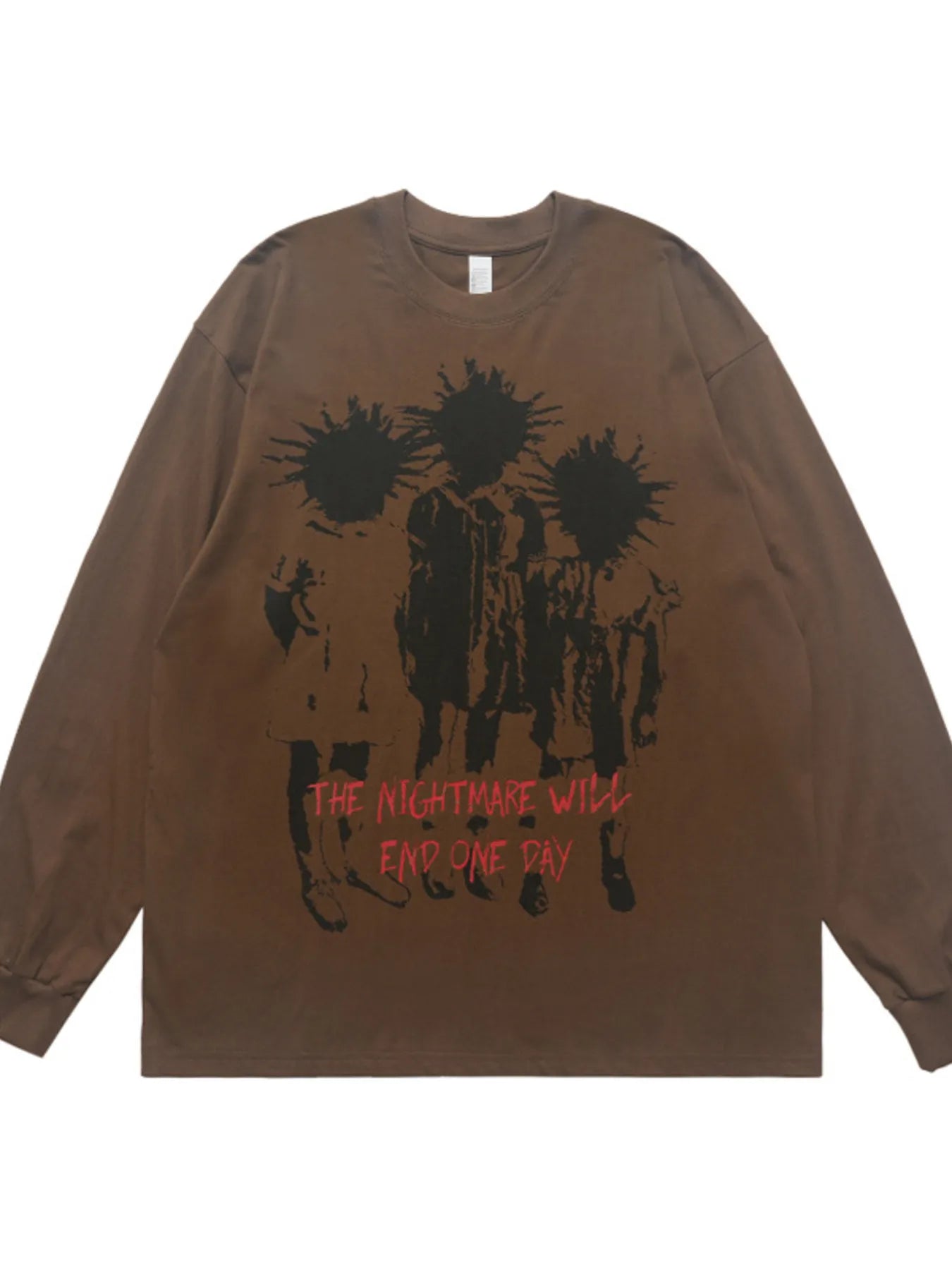 Men's Plus Size Graphic Long Sleeve T-Shirt