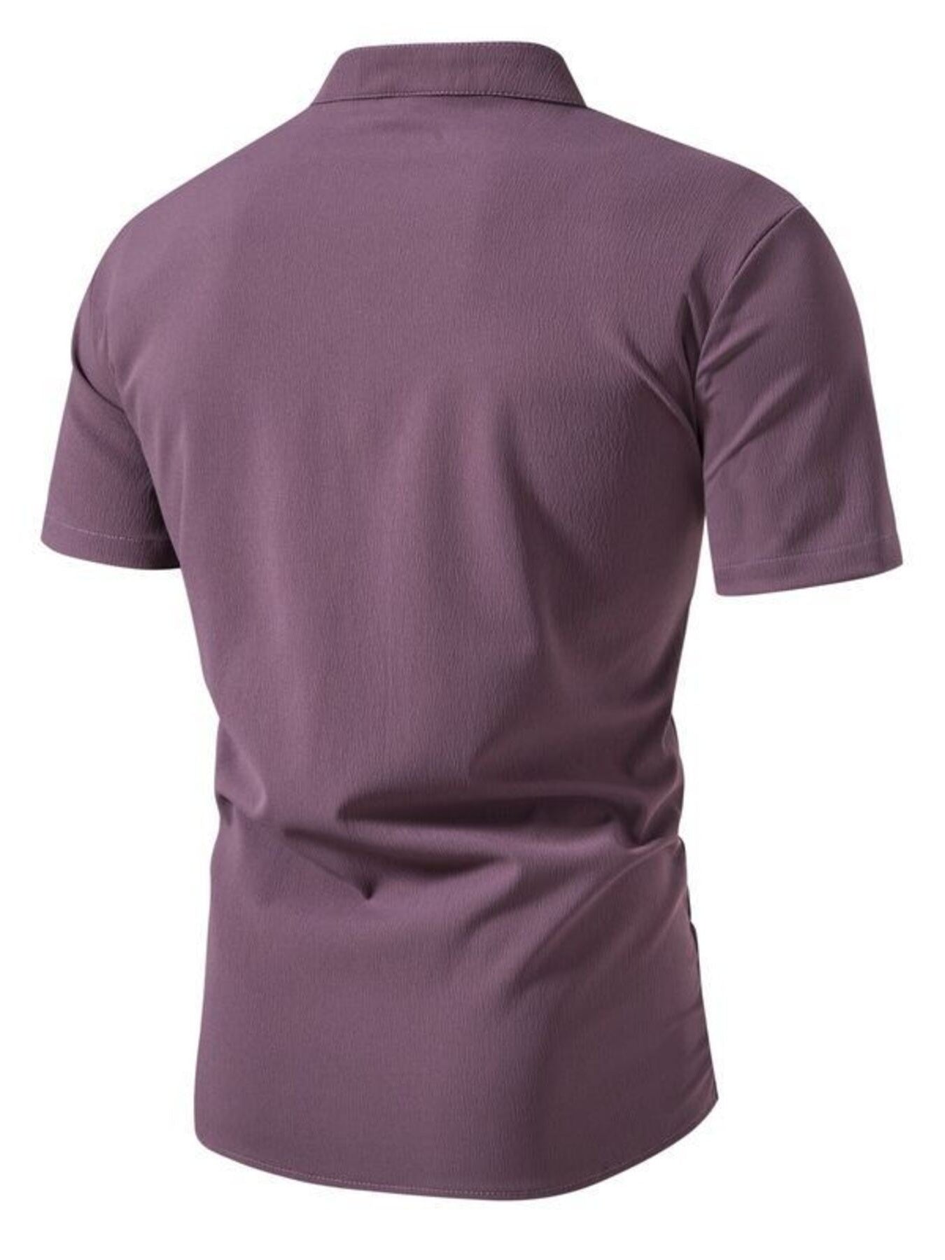 Men's Plus Size Button Up Short Sleeve Shirt