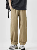 Men's Plus Size Drawstring Wide Leg Pants