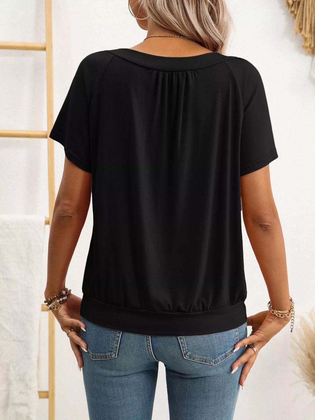 V-Neck Short SleeveT-Shirt