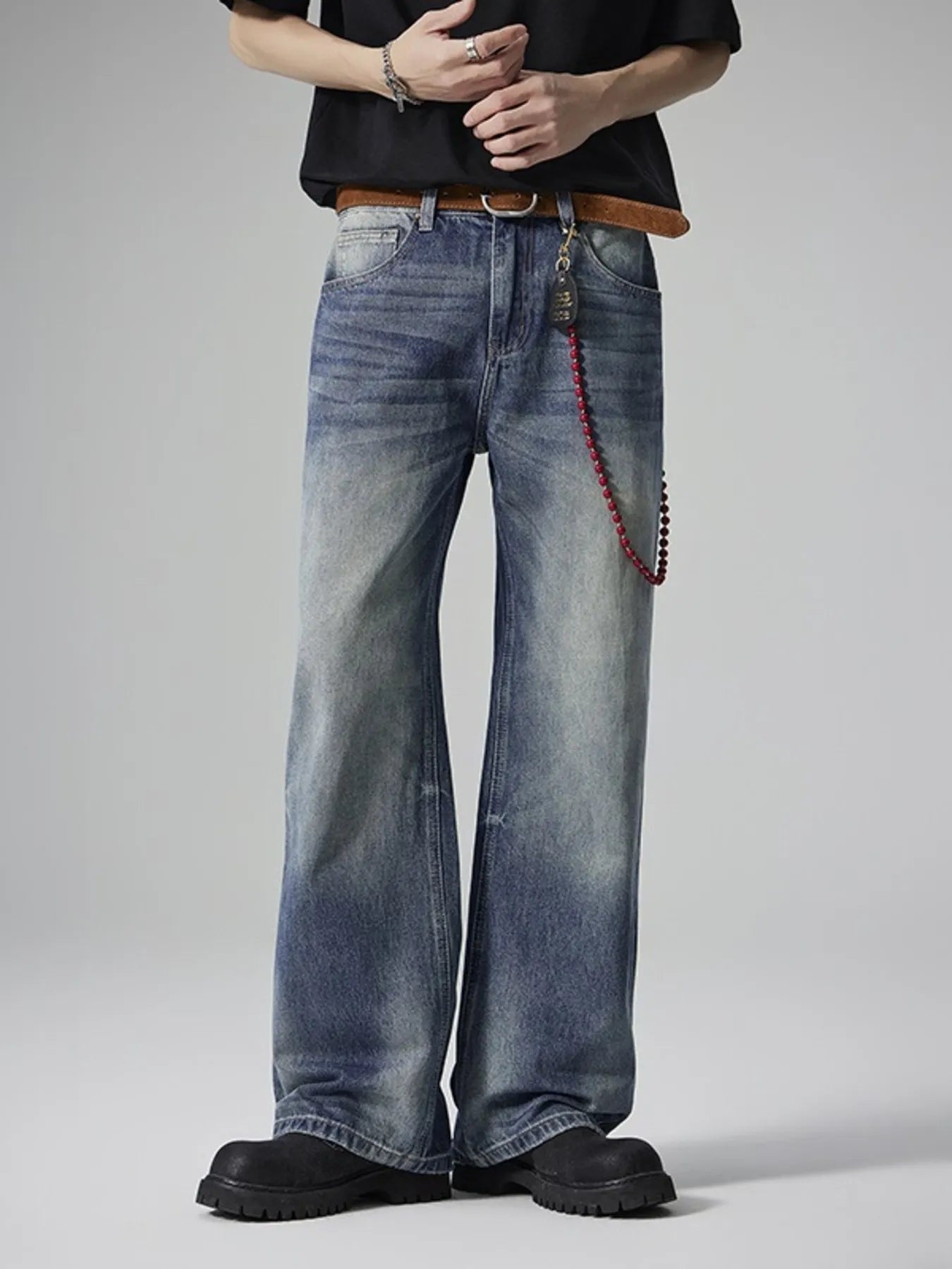 Men's Wide Leg Jeans