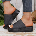 Open Toe Platform Sandals