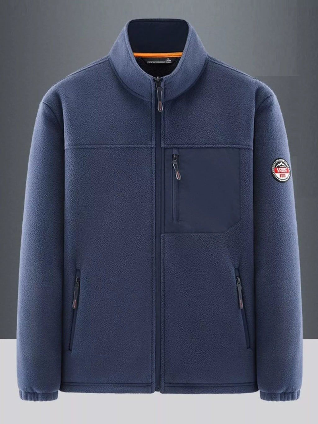 Men's Plus Size Warm Fleece Outdoor Jacket