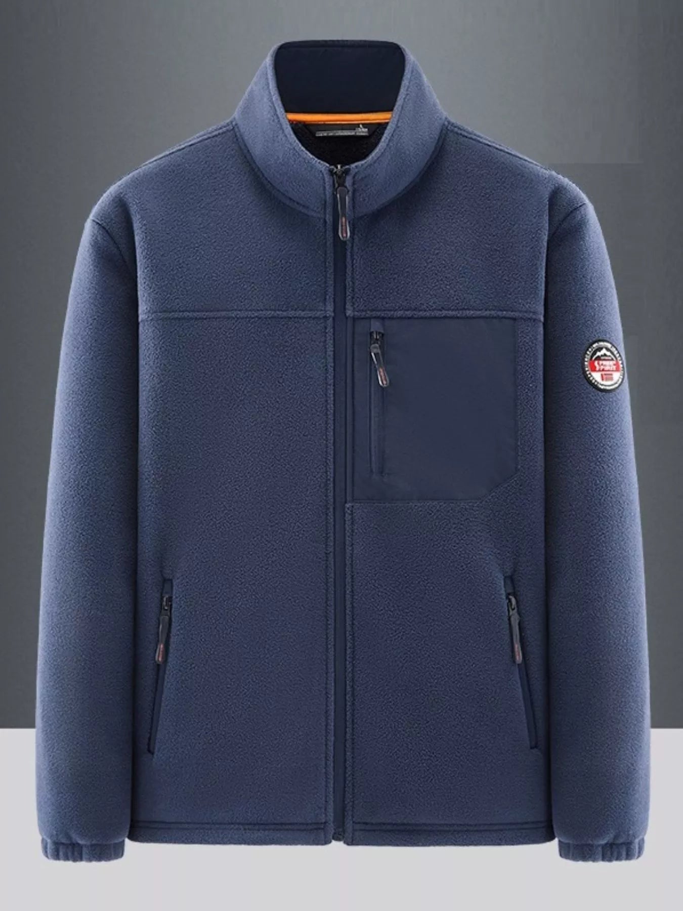 Men's Plus Size Warm Fleece Outdoor Jacket