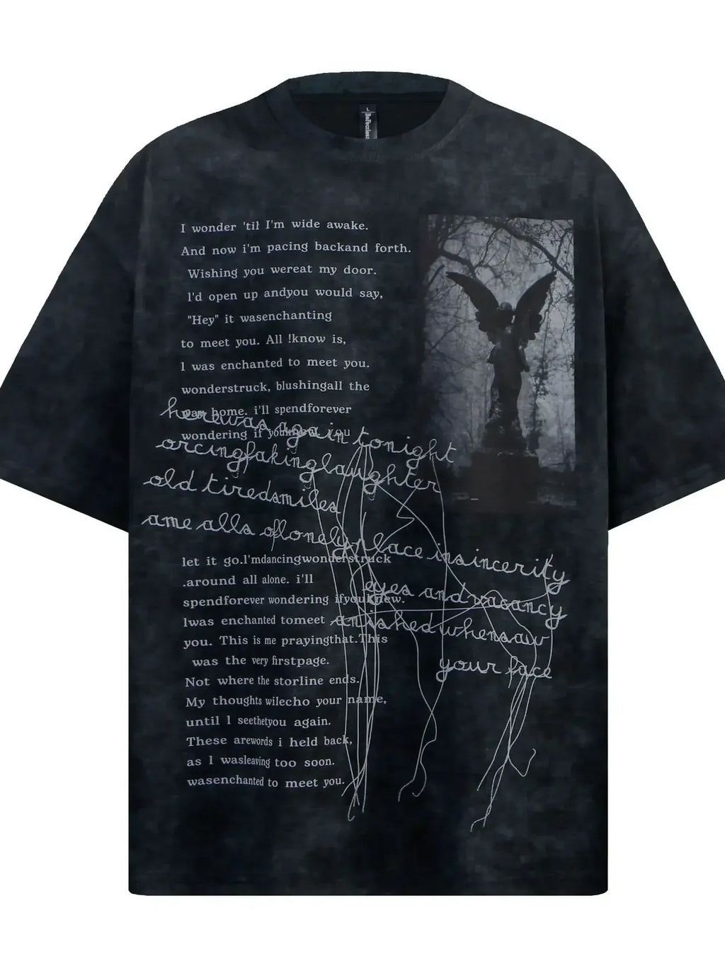 Men's Round Neck Short Sleeve Oversized T-Shirt