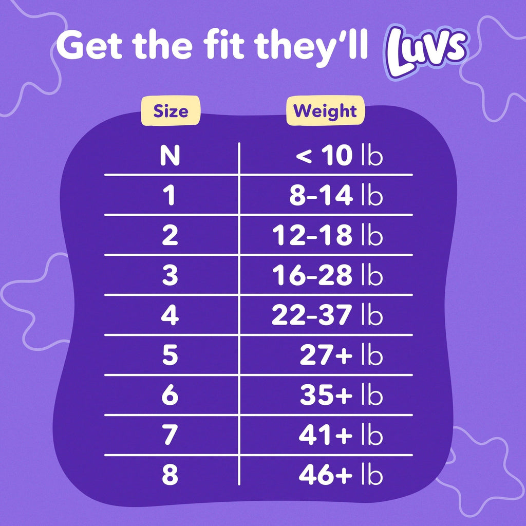 Luvs Platinum Protection Baby Diapers Size 4, 28 Count