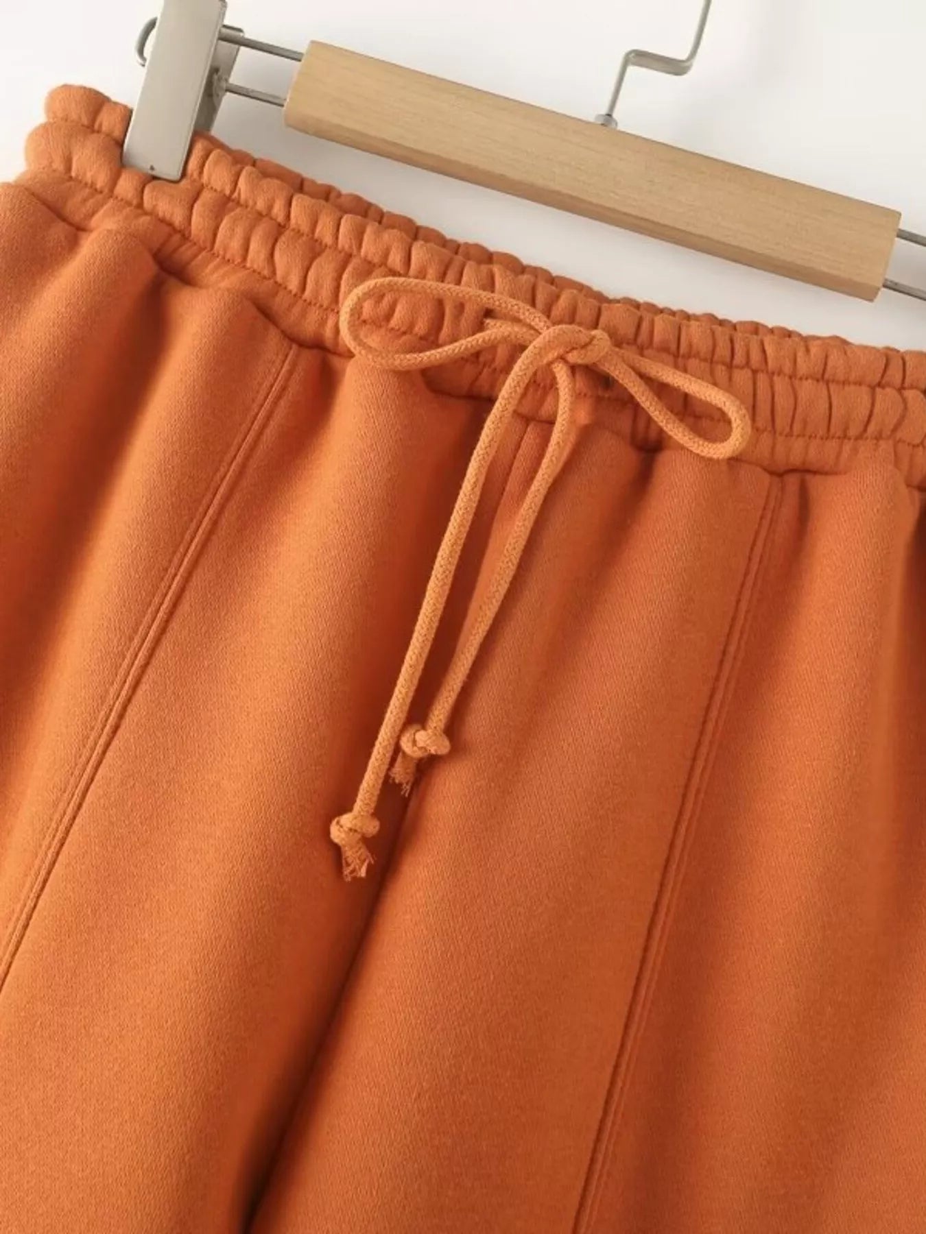 Zip Up Top and Drawstring Pants Two-Piece Set