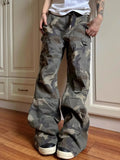 Men's Full Size Camouflage Cargo Jeans Plus Size