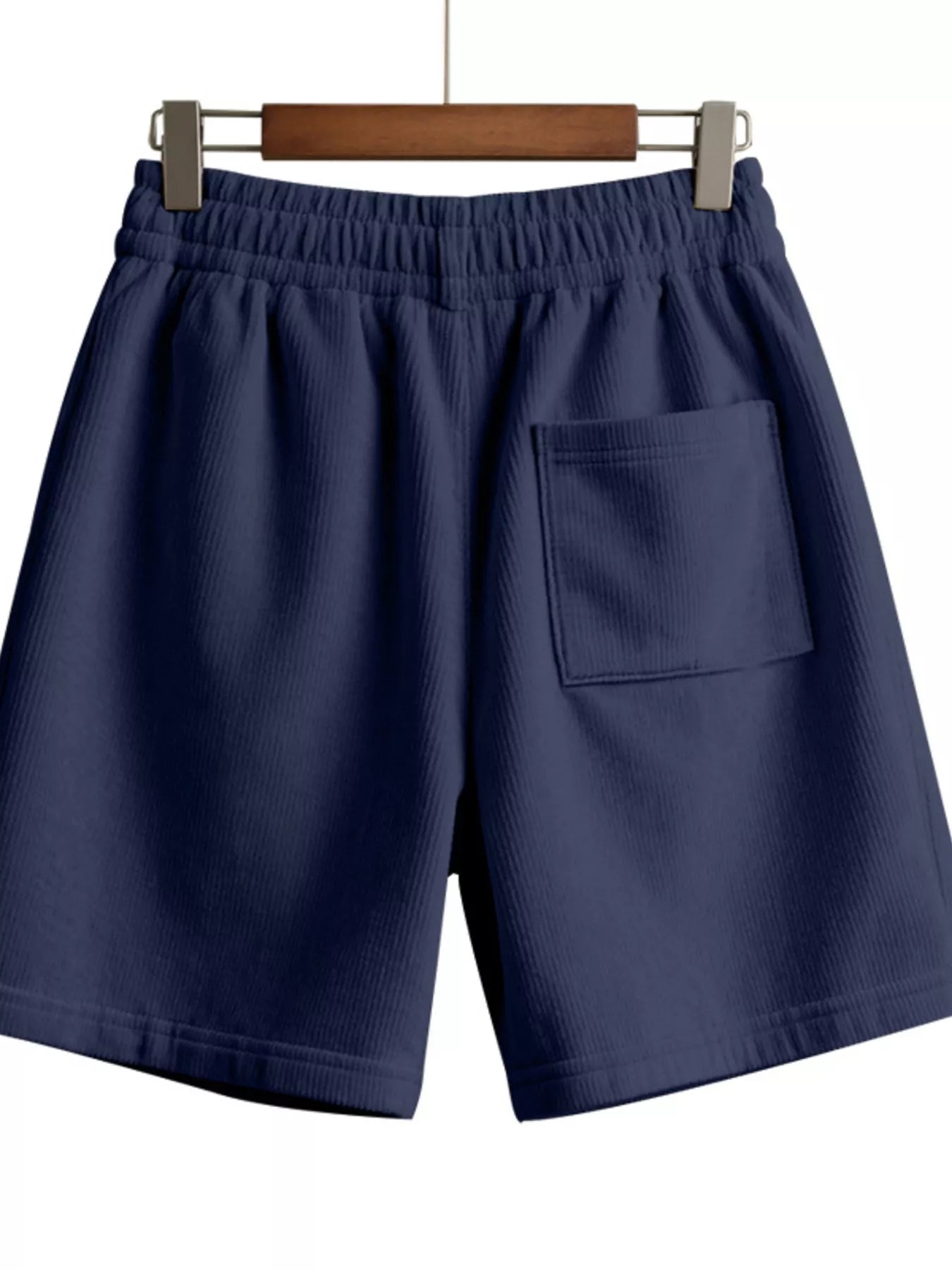 Men's Full Size Casual Corduroy Drawstring Shorts Plus Size
