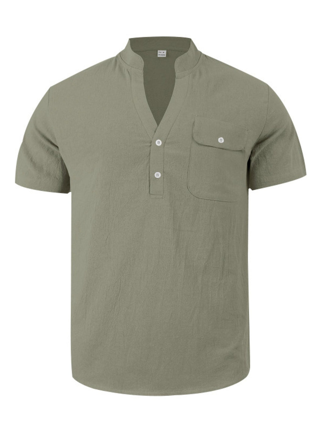 Men's Full Size Casual Short Sleeve Shirt Plus Size