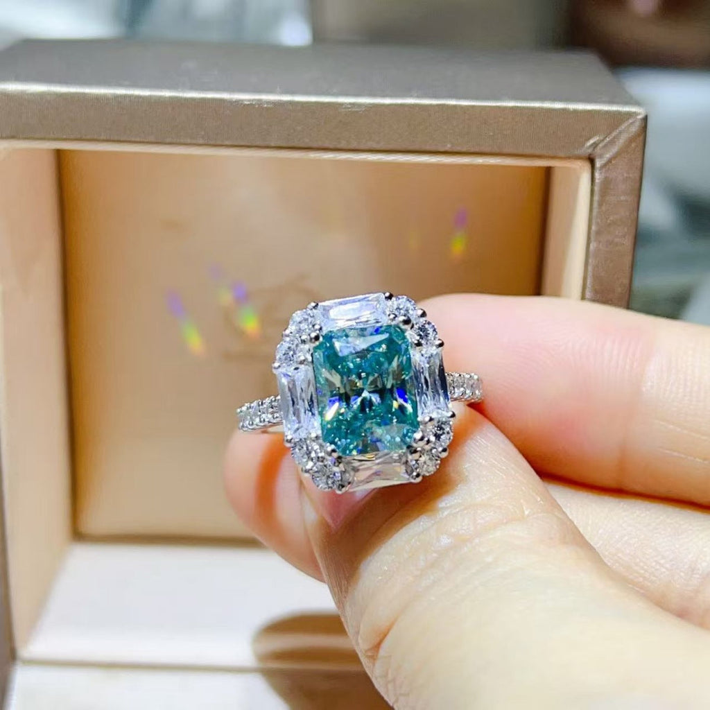 3 Carat Moissanite 925 Sterling Silver Ring