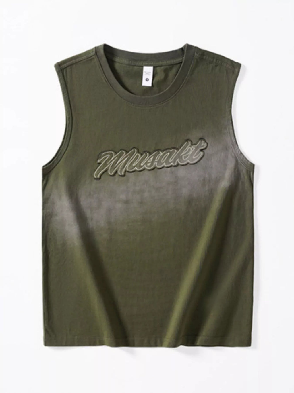 Men's Plus Size Round Neck Tank