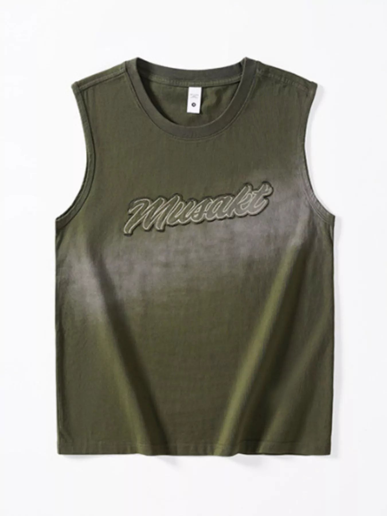 Men's Plus Size Round Neck Tank