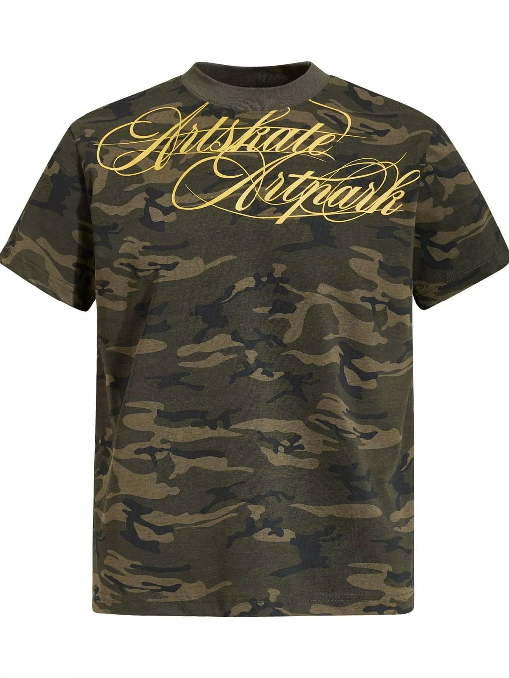 Men's Camouflage Print Short Sleeve T-Shirt