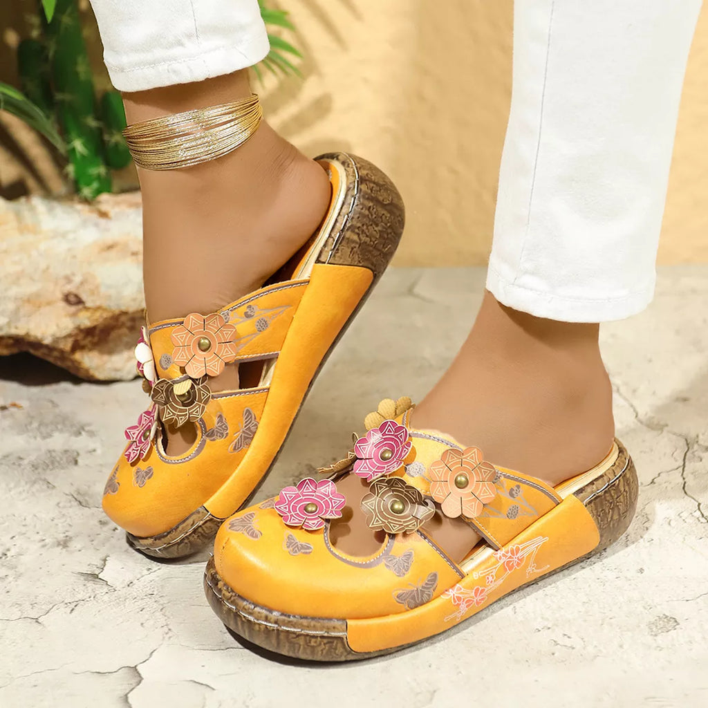 Round Toe Platform Sandals
