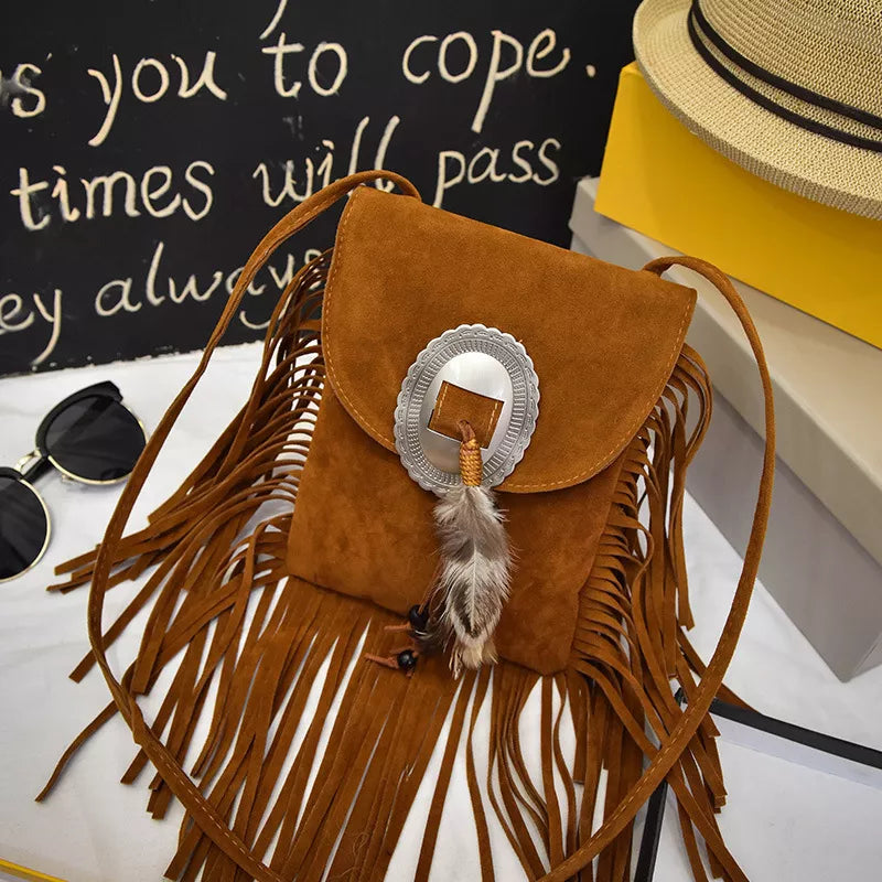 Fringe Tassel Crossbody Bag