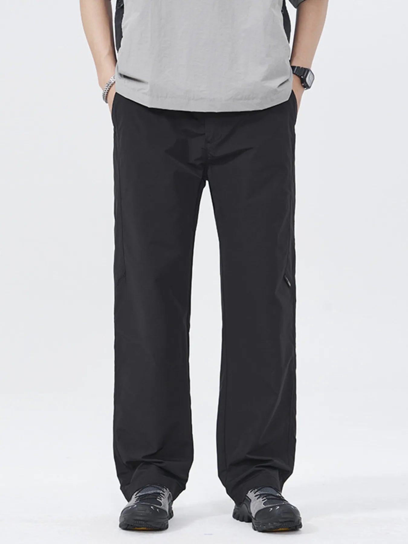 Men's Full Size Wide Leg Pants Plus Size